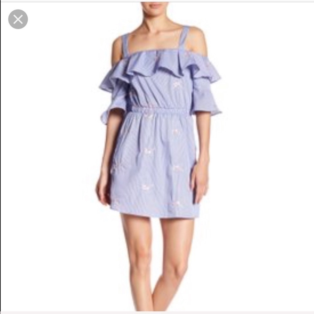 Romeo & Juliet Couture Cold Shoulder Dress